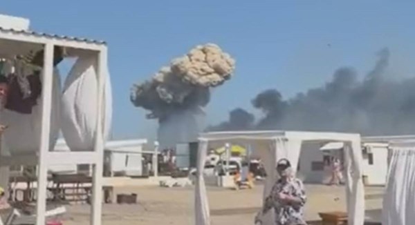 VIDEO Goleme eksplozije na ruskom vojnom aerodromu na Krimu. Stigla reakcija Rusije