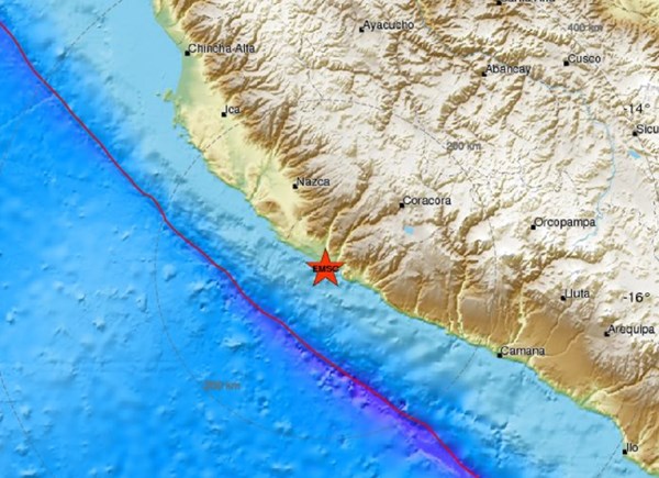 Silovit potres pogodio Peru