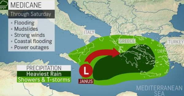 Grčku će pogoditi uragan, stručnjaci apeliraju: Idite kod rodbine ili prijatelja