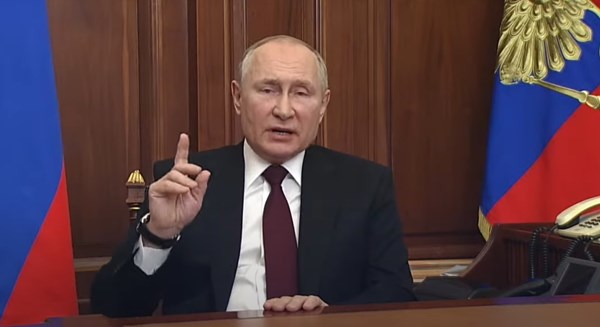 VIDEO Putin je držao govor skoro sat vremena, ovako je objasnio priznanje separatista