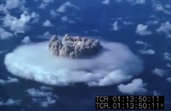 VIDEO Pogledajte kako je izgledala nuklearna eksplozija na atolu Bikini